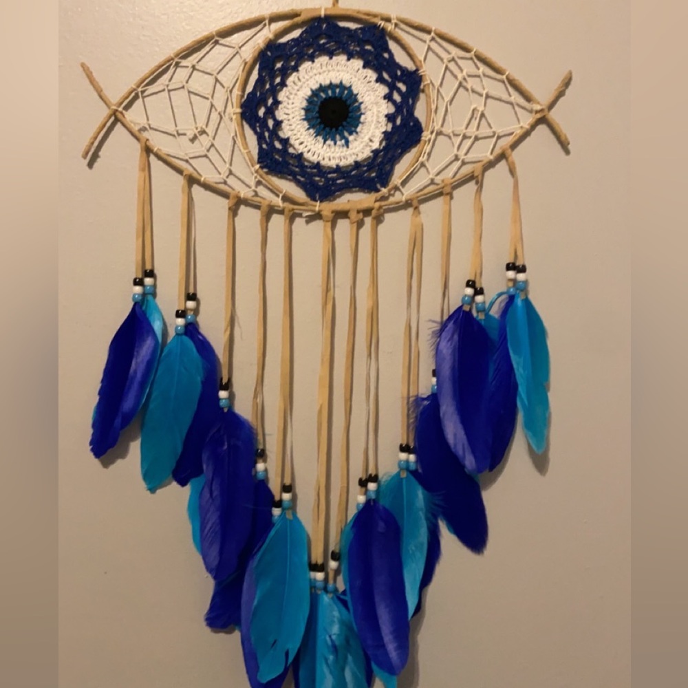 Evil eye dream catcher